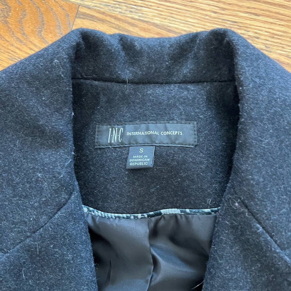Women’s INC Tapered Wool Walker Coat - Picture 5 of 5